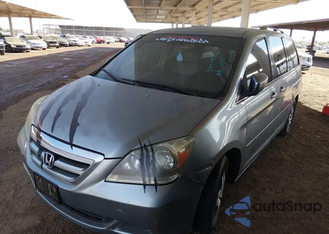2005 Honda Odyssey Ex-L z USA, uszkodzony, nr VIN 5FNRL38625B095792